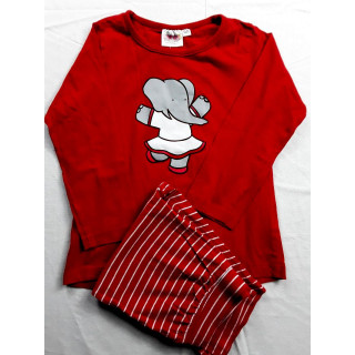 pyjama babar rouge