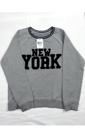 pull gris "new york"