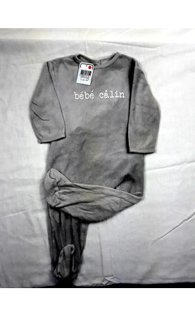 pyjama gris "bébé câlin"