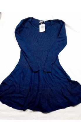 robe pull bleue