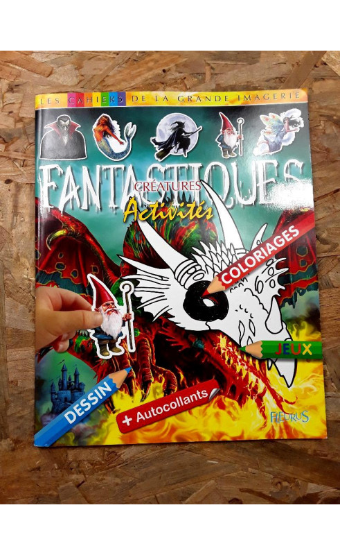 livre de coloriage fantastique