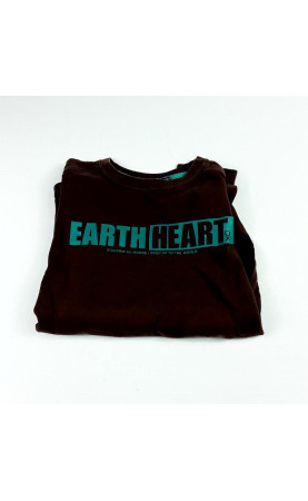 T shirt ML marron "Earth...