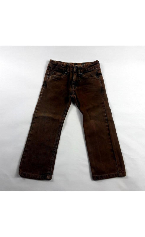 Pantalon en jean marron