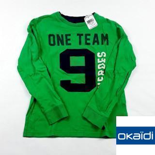 T shirt ML vert "One team 9"