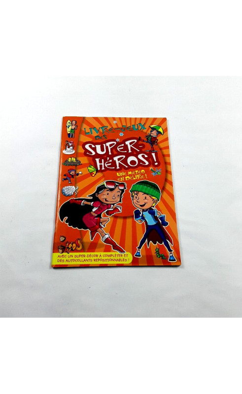 Livre Jeu des super-héros