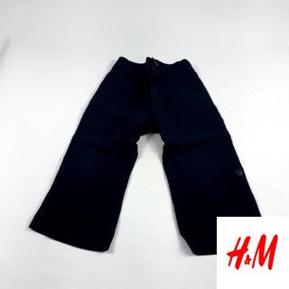 Pantalon style cargo bleu marine