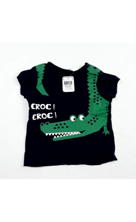 T shirt MC bleu marine Croc...