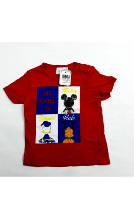 T shirt Mc rouge Mickey...