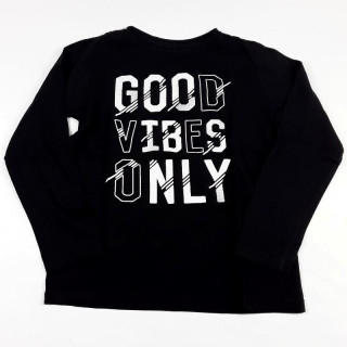T shirt noir ML "Good Vibes"