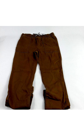 Pantalon marron cordons