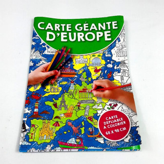 Coloriage géant Carte de l'Europe