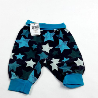 Pantalon court sarouel bleu étoiles