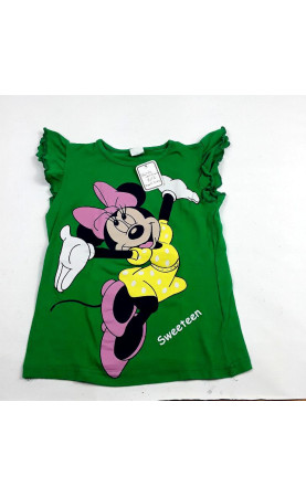 T shirt MC vert Minnie