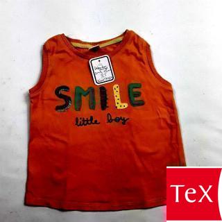 Debardeur orange "smile little boy"