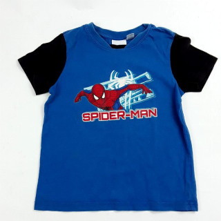 T shirt bleu Spiderman