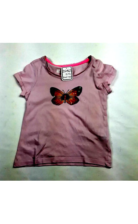 Tshirt rose avec papillon...