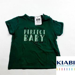 Tshirt MC vert " the perfect baby"