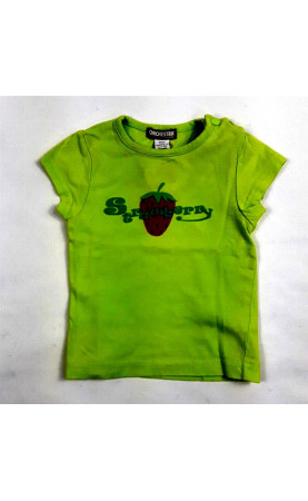 T shirt MC vert Strawberry