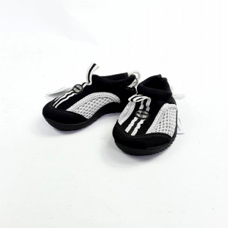 Chaussures d'eau noires et blanches