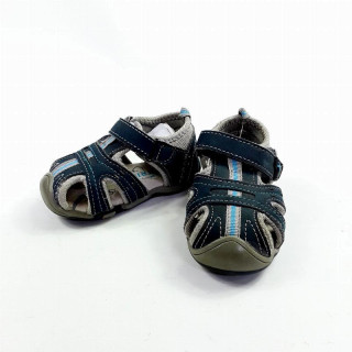 Sandales bleues en cuir T20