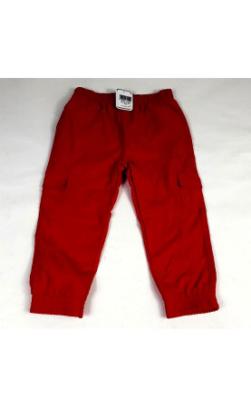 Pantalon leger rouge avec...