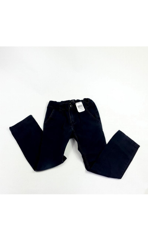 Pantalon jean bleu marine délavé
