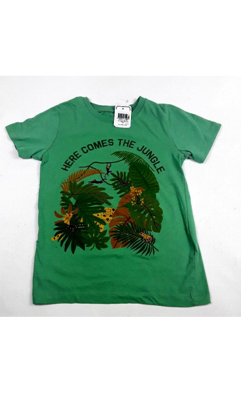 T shirt MC vert Jungle