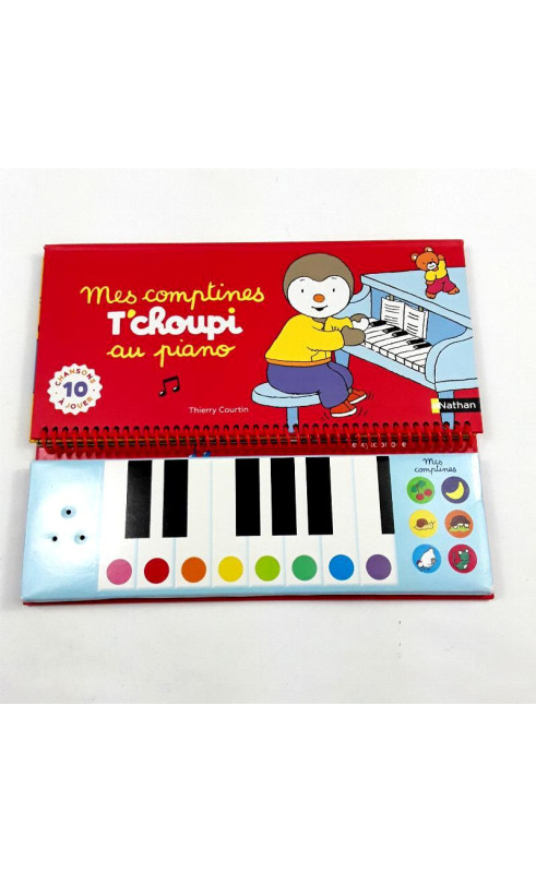Livre musicaux  Tchoupi au piano