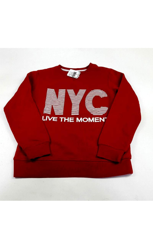 Pull rouge "NYC Live the moment"