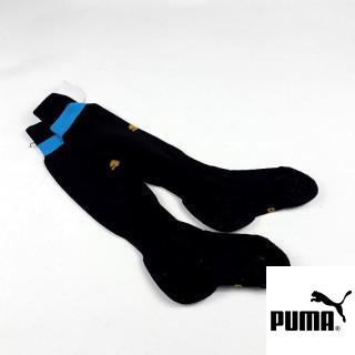 Paire de chaussettes de football noires et bleues