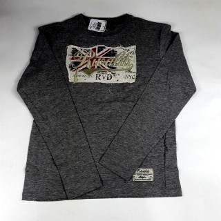 Tshirt ML gris motif drapeau Angleterre rivaldi
