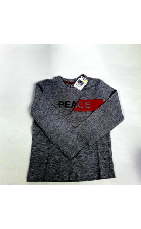 Tshirt ML gris " peace"