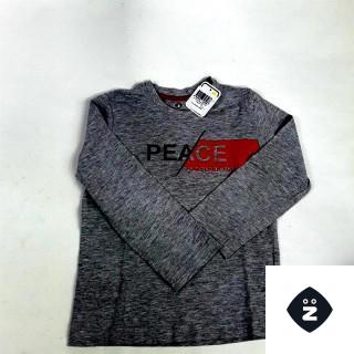 Tshirt ML gris " peace"