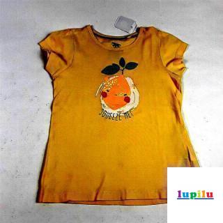 T shirt jaune imprimé citron