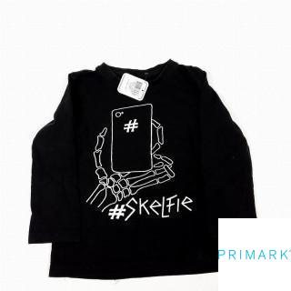 T shirt ML noir "Skelfie"