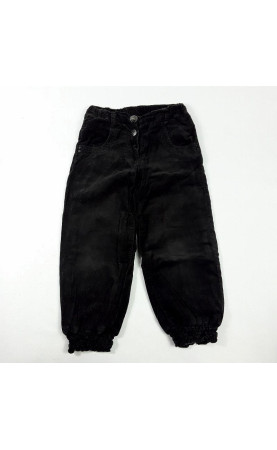 Pantalon velour noir
