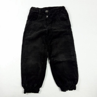 Pantalon velour noir