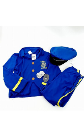 Costume de policier 3-5 ans