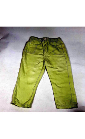 Pantalon en toile vert clair