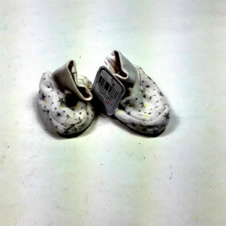 Chaussons bébé blanc étoilés