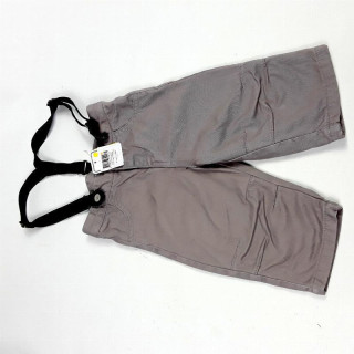 Pantalon gris avec bretelle