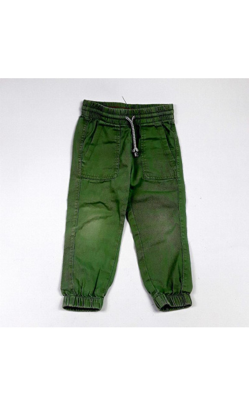 Pantalon en toile vert