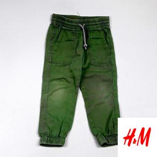 Pantalon en toile vert