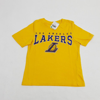 t-shirt mc jaune lakers