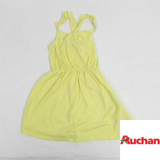 Robe jaune fluo à bretelle