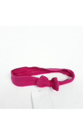 bandeau rose avec noeud