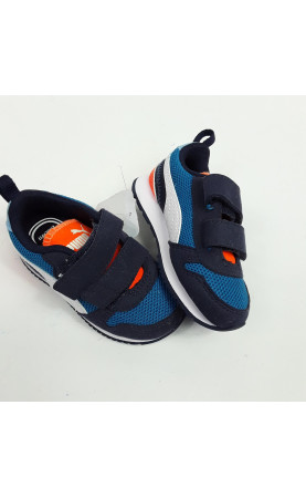 chaussure puma bleu et orange