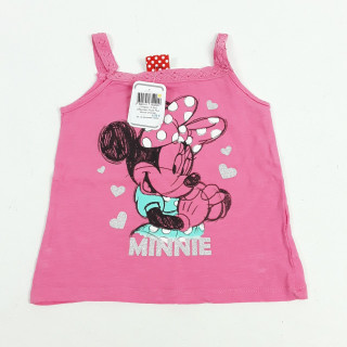 Débardeur rose fluo minnie