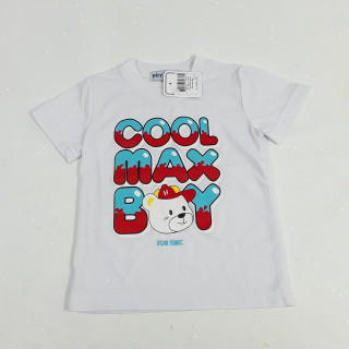 T-shirt MC blanc " cool max boy "