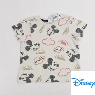 T-shirt MC blanc tete de mickey